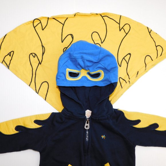 Truly Scrumptious Boys 12 month Super Hero Hoodie - Picture 3 of 8